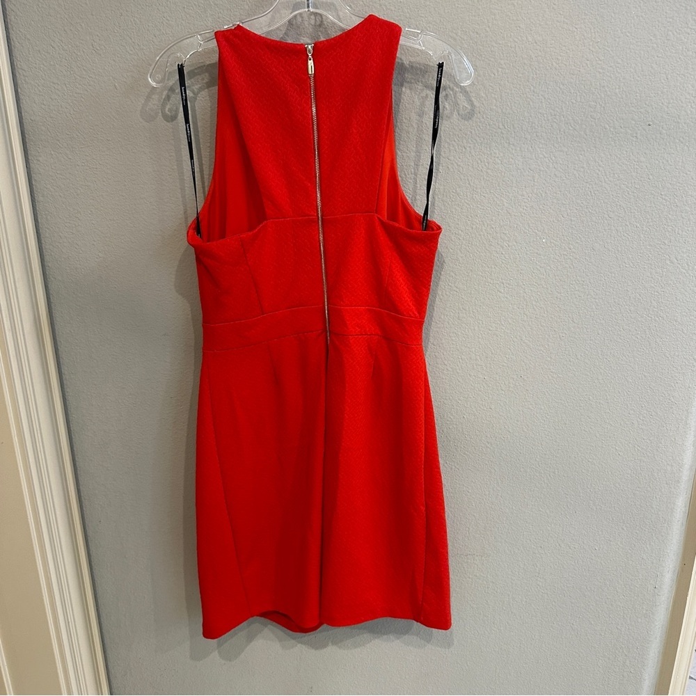 Laundry By Shelli Segal | 8 | Vibrant Red Sheath Dress - Picture 2 of 9